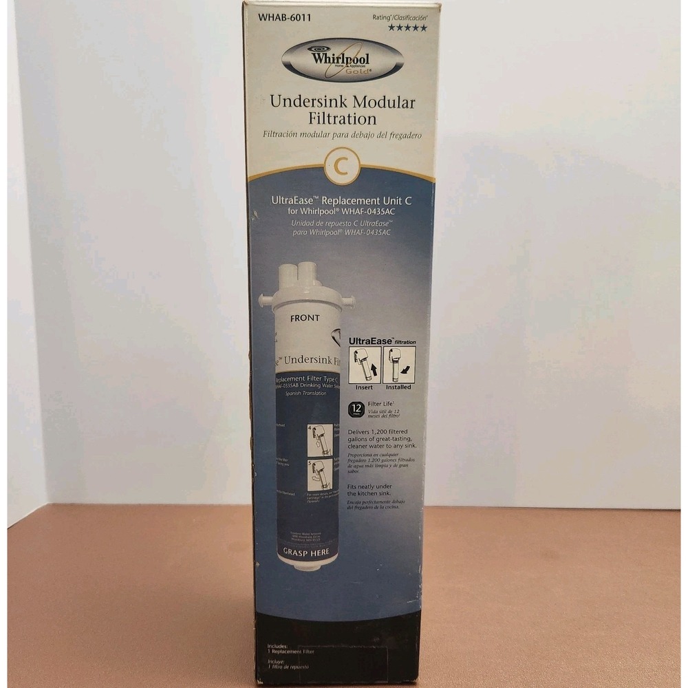 WHIRPOOL Undersink ModularFiltration WHAB-6011 (Rplcmnt for C) WHAF-0435AC *Read
